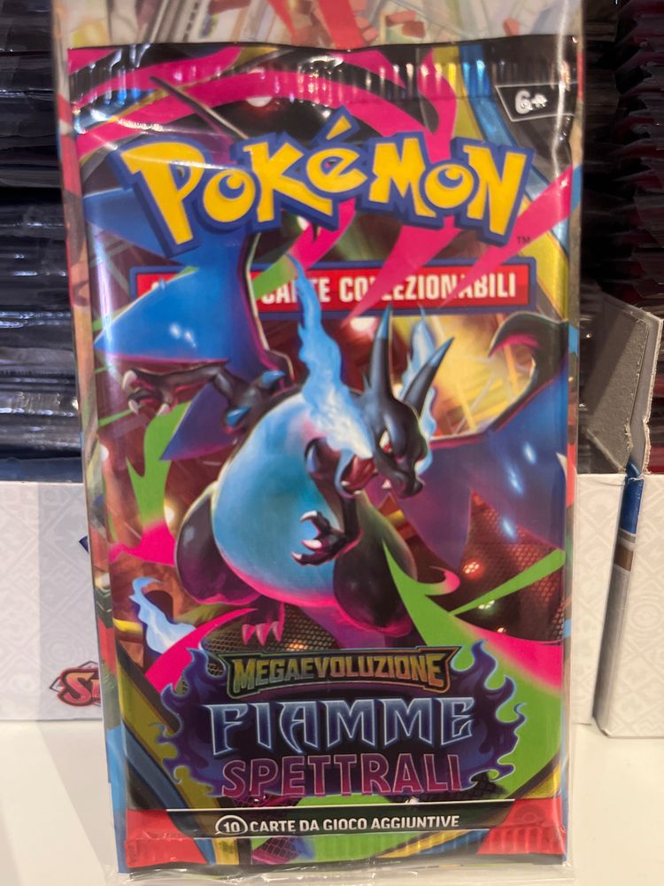 Pokémon Mega Evoluzione Fiamme Spettrali Trading Card Game Booster Pack