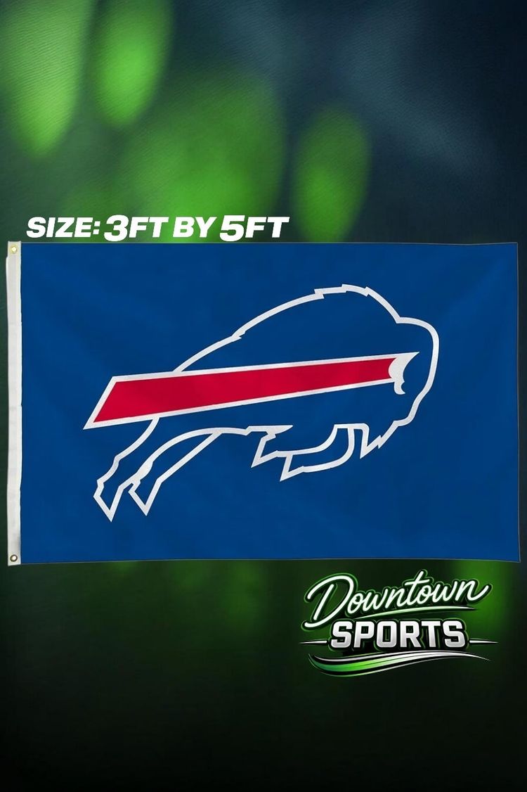  Buffalo Bill's Logo Flag
