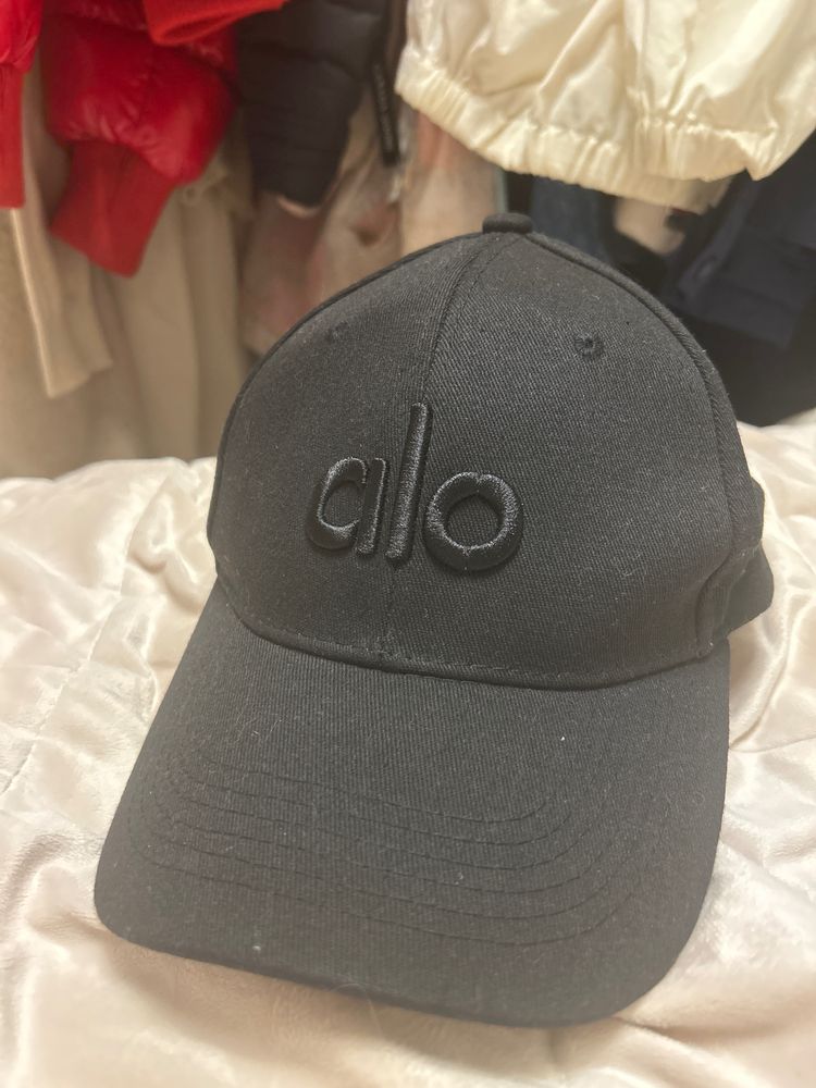 Alo black alo baseball cap product image
