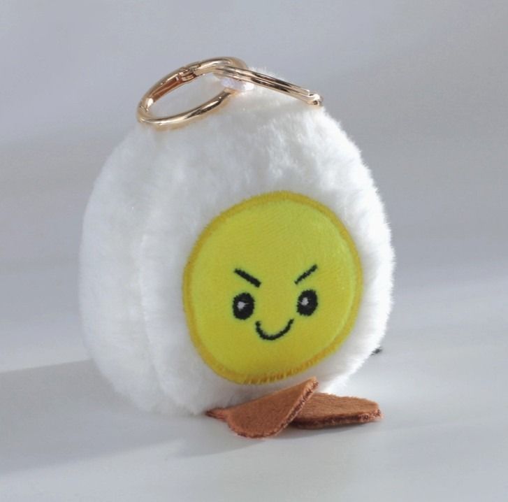 Immagine di Plush Boiled Half Egg Bag Charm By Bessie London  2