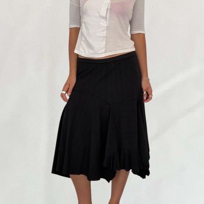 Marithé + François Girbaud asymmetric skirt