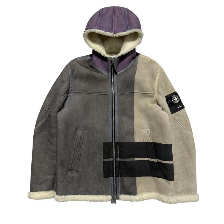Stone Island Stone Island Hand Painted Leather Jacket product image