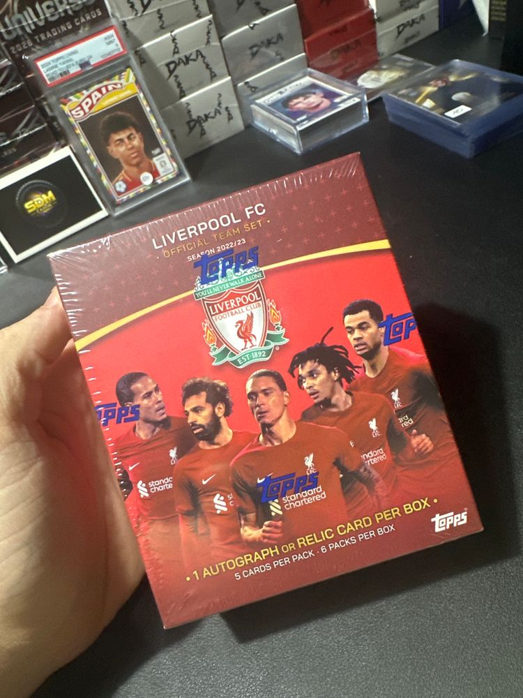 Liverpool Fc Official Team Set 2022/23 Trading Cards