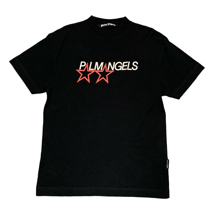 Palm Angels Small Star Graphic Black Tee
