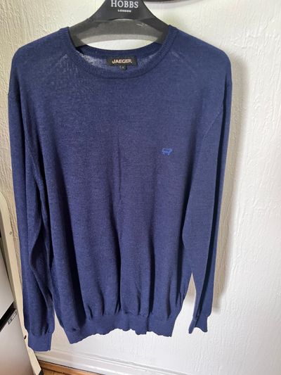Jaeger Blue Sweater large