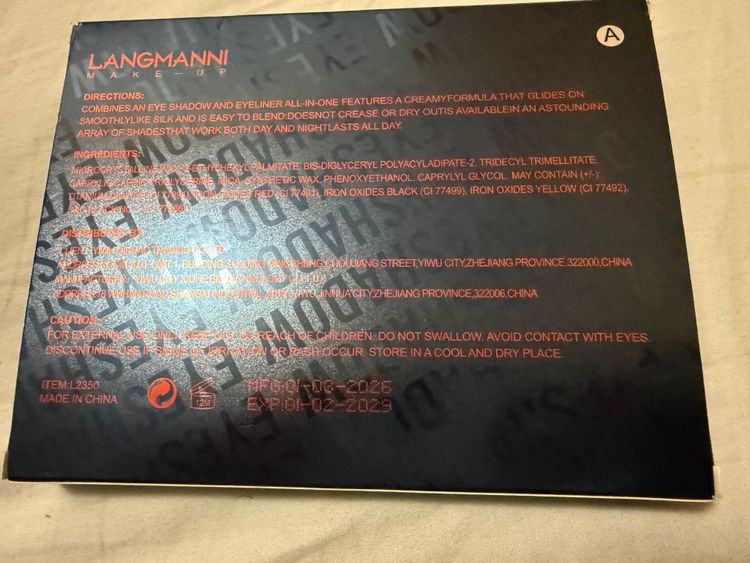 Langmanni Eyeshadow Stick Set brand new  4