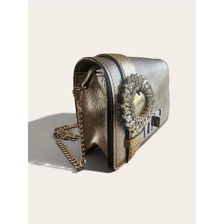 Miu Miu shoulder bag in Madras & metallic Ayers leather – Crystal jewel buckle (Authenticity card) imagen 8