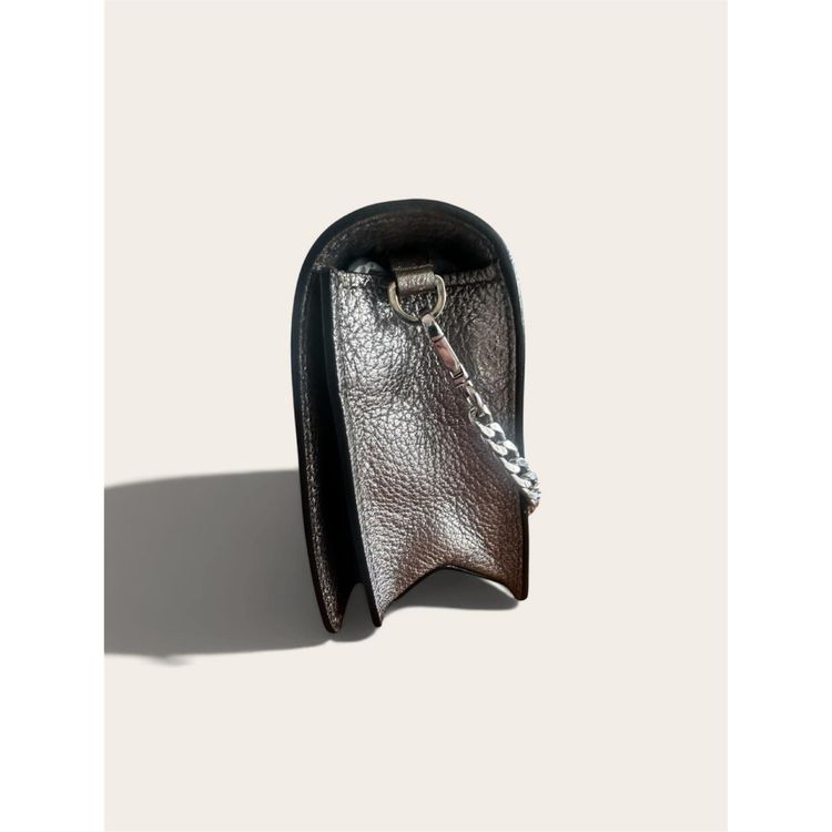 Miu Miu shoulder bag in Madras & metallic Ayers leather – Crystal jewel buckle (Authenticity card) imagen 6