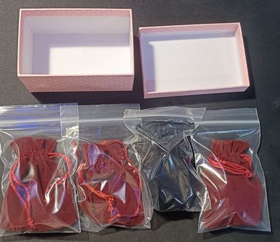 Assorted Costume Jewelry Set With Storage Box And Pouches 4