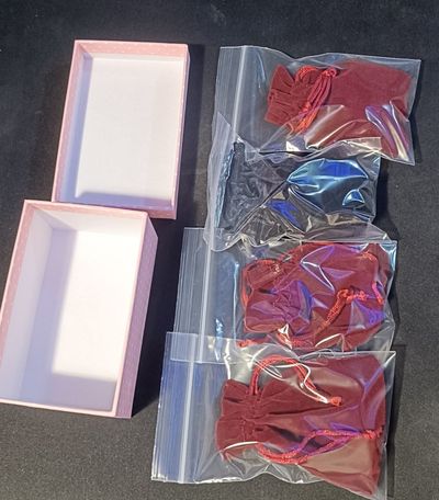 Assorted Costume Jewelry Set With Storage Box And Pouches 8