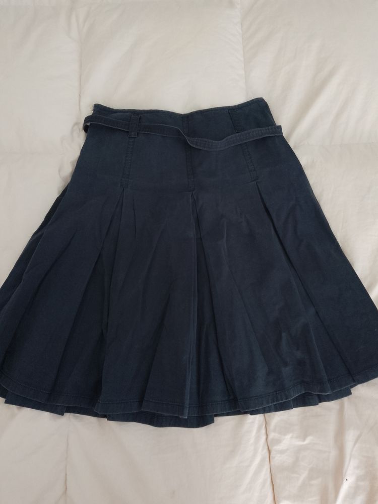 Weekend Maxmara Pleated Skirt With Belt 2