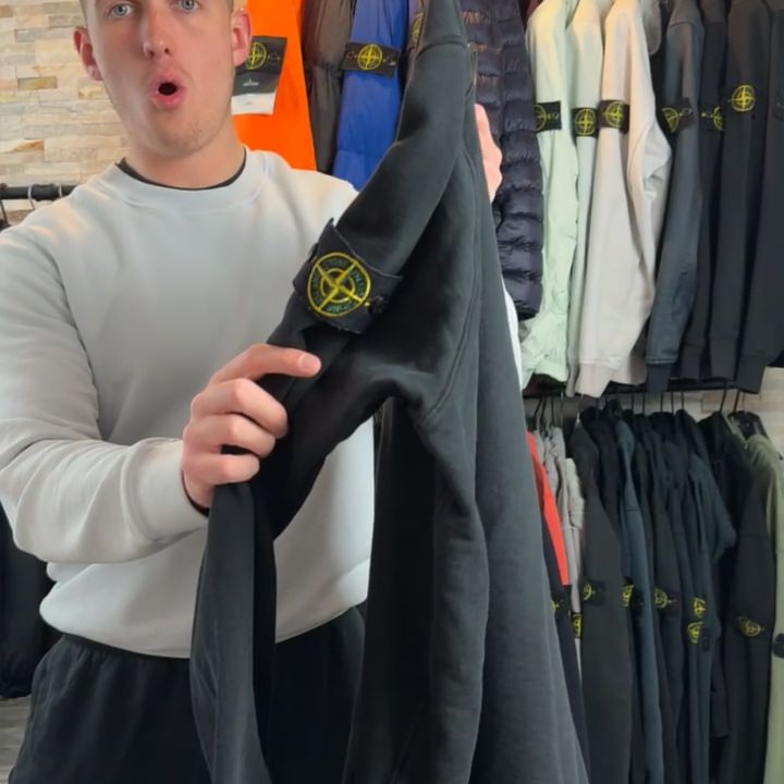 Stone Island large sweat black stone island  product image