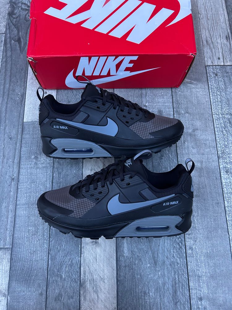 Nike Air Max 90 Drift Trainers - ‘Black Cool Grey’ - Size UK 9 
