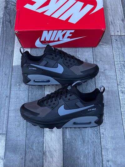 Nike Air Max 90 Drift Trainers - ‘Black Cool Grey’ - Size UK 9