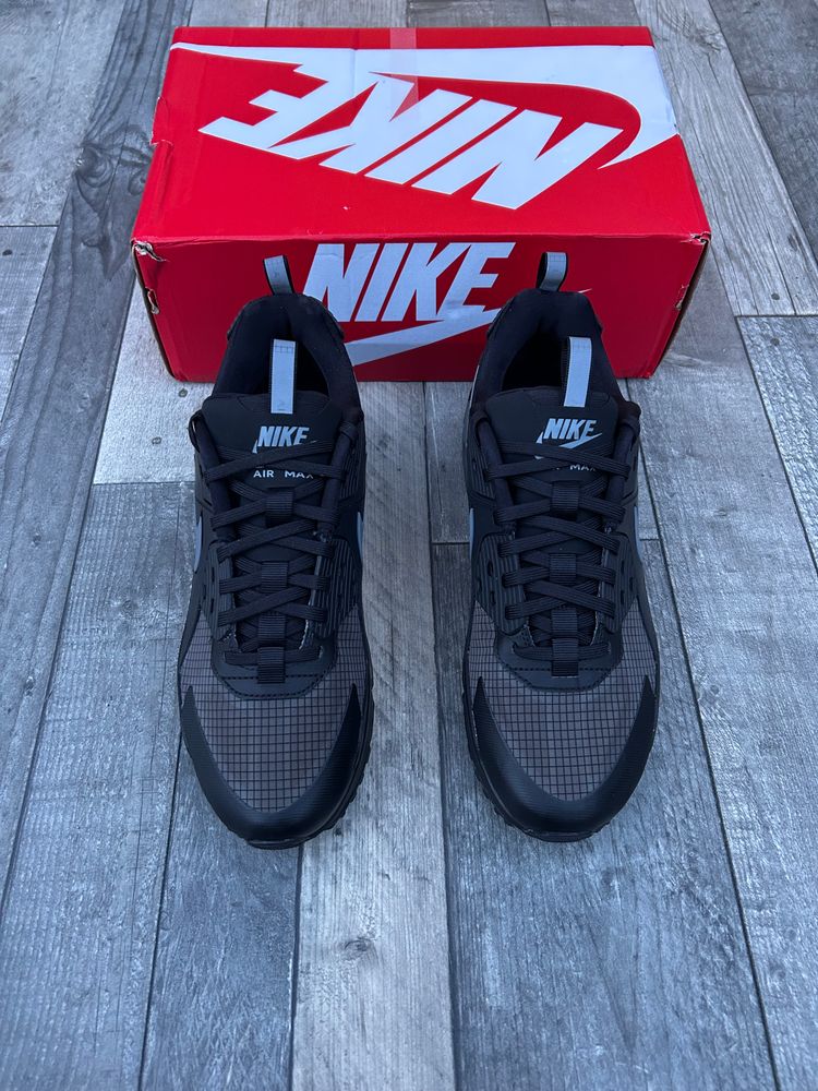 Nike Air Max 90 Drift Trainers - ‘Black Cool Grey’ - Size UK 9  5