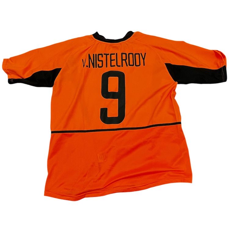 Nike Orange Knvb Football Jersey 9 V. Nistelrooy