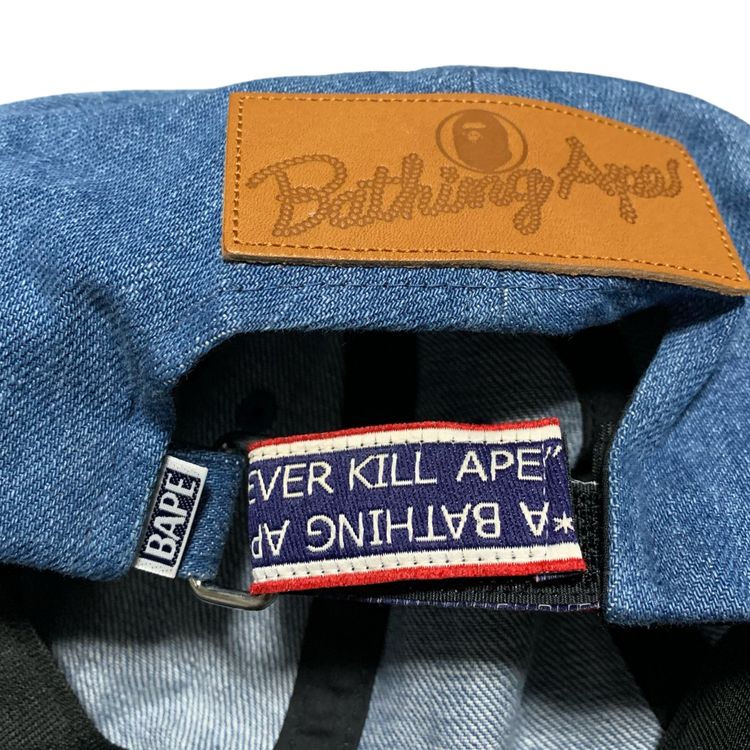 Bape Cap Shark Denim Panel Cap Light Indigo Blue 2019 image 2