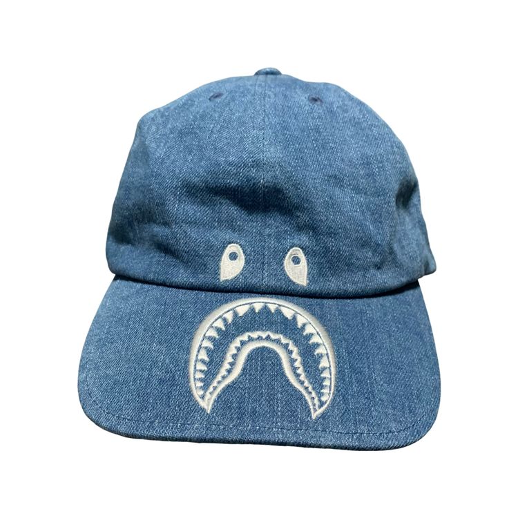 Bape Cap Shark Denim Panel Cap Light Indigo Blue 2019 image 6