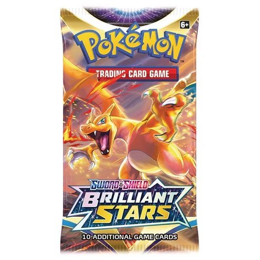 Pokémon Sword & Shield Brilliant Stars Trading Card Game Pack