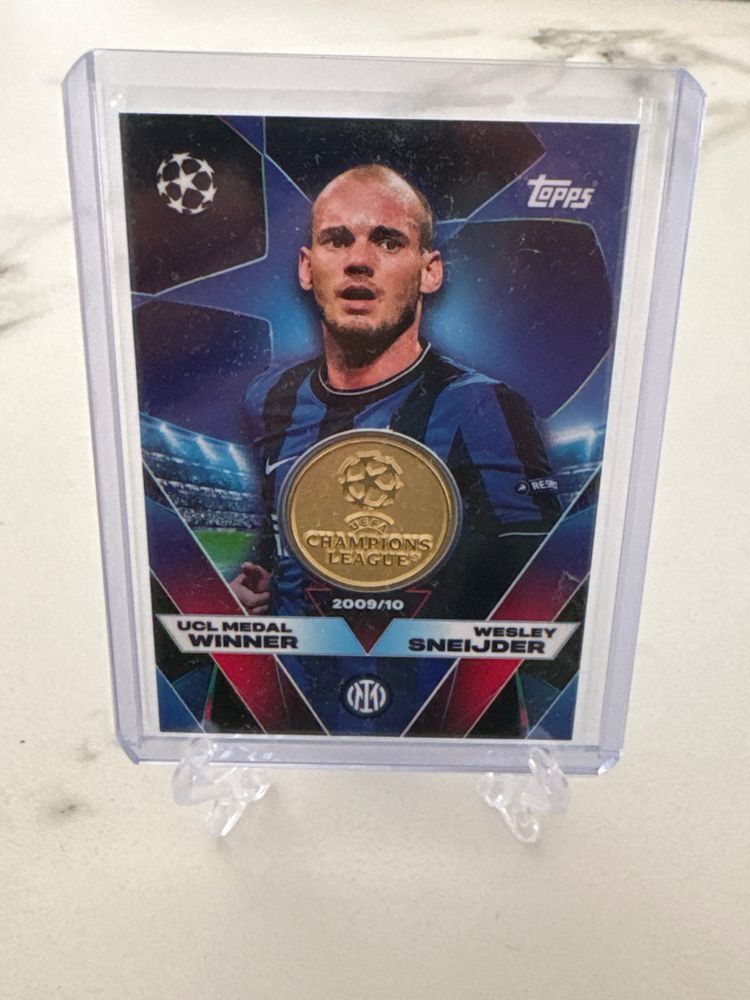 Topps Topps Uefa Champions League 2009/10 Wesley Sneijder Medal Winner Card product image