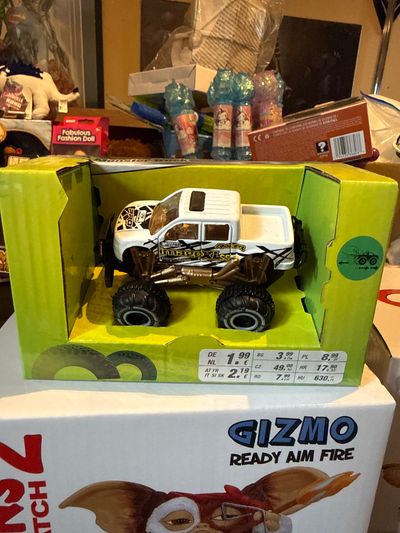 White Monster Truck Toy