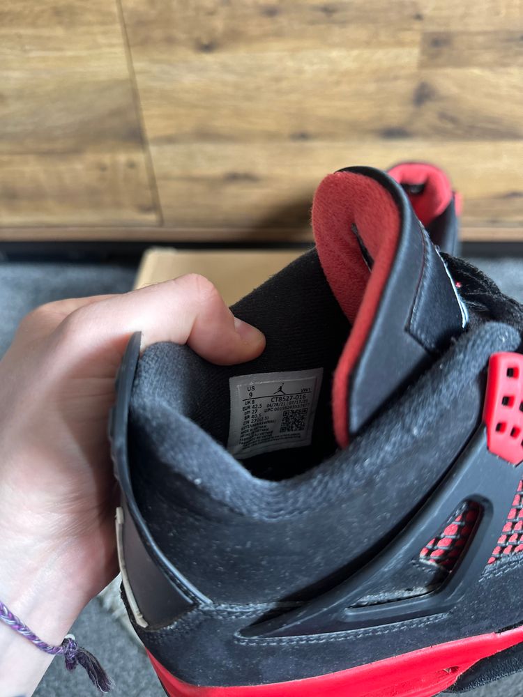 Nike Air Jordan 4 “Red Thunders” U.K. 8 8