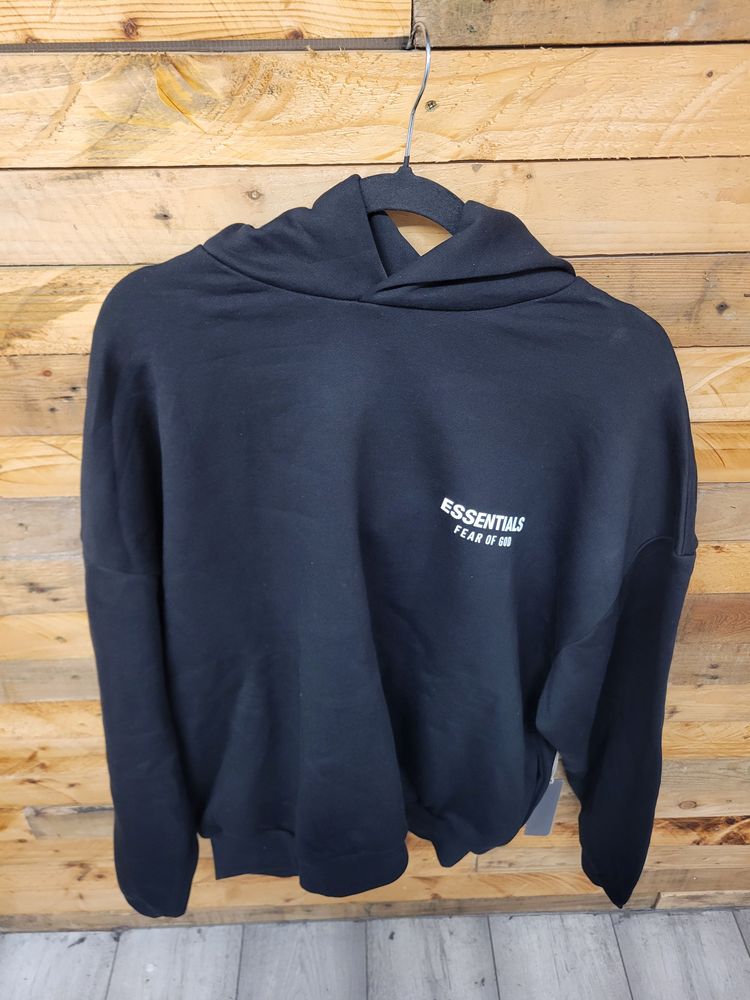 Fear Of God Essentials Black Hoodie