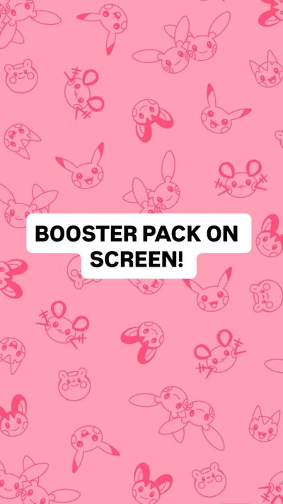 Booster pack on screen