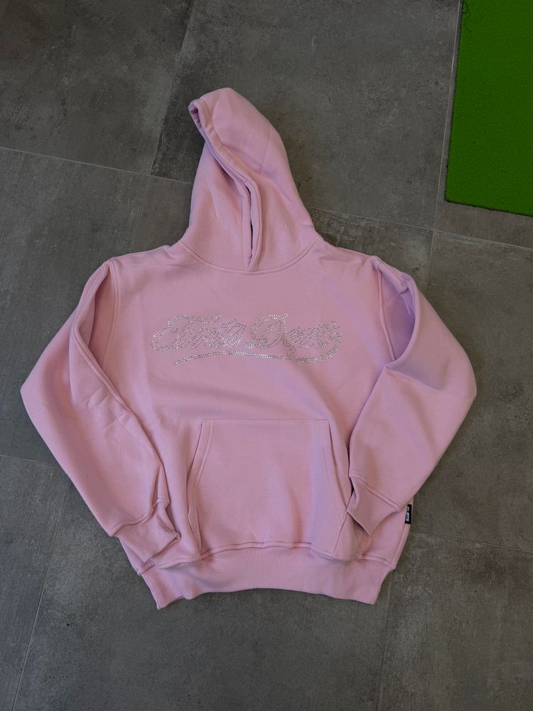 Felpa rosa strass elmts