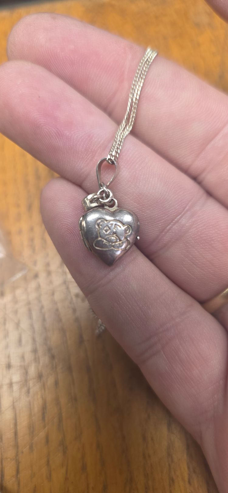 Heart-Shaped Pendant Necklace 925 sterling silver  image 1