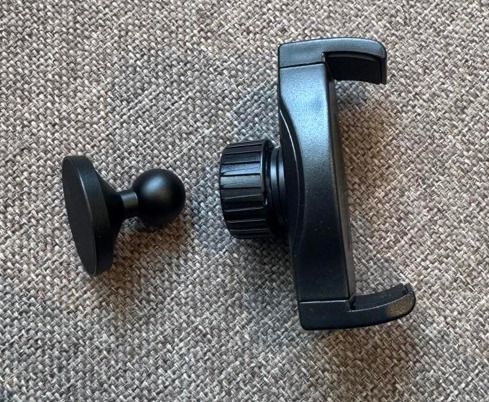 Black Phone Holder Mount