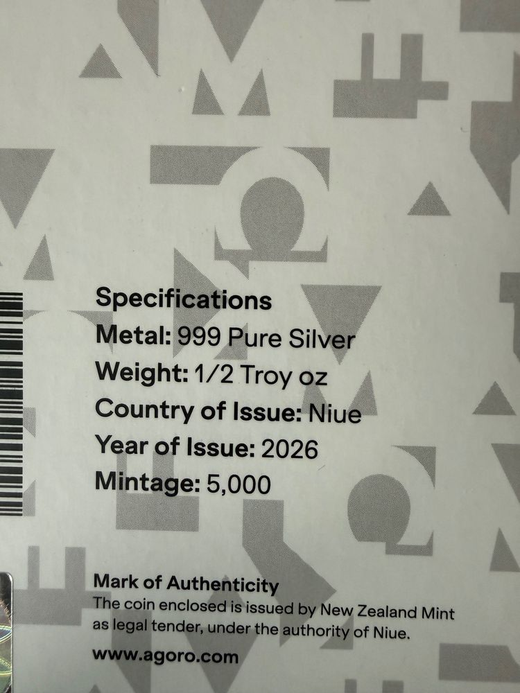 Disney Mickey Mouse Iconic Silhouettes 1/2oz Pure Silver Collectible Agoro 2026 4