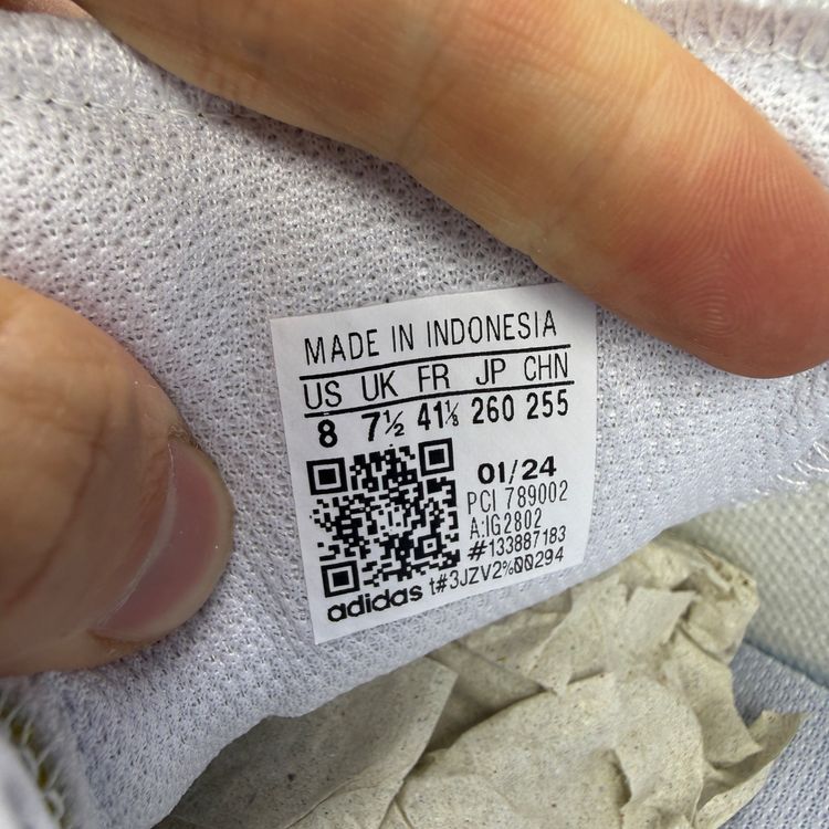 Adidas Originals LA Trainer Weave Size UK 7.5 White Grey Men's Trainers IG2802 image 5