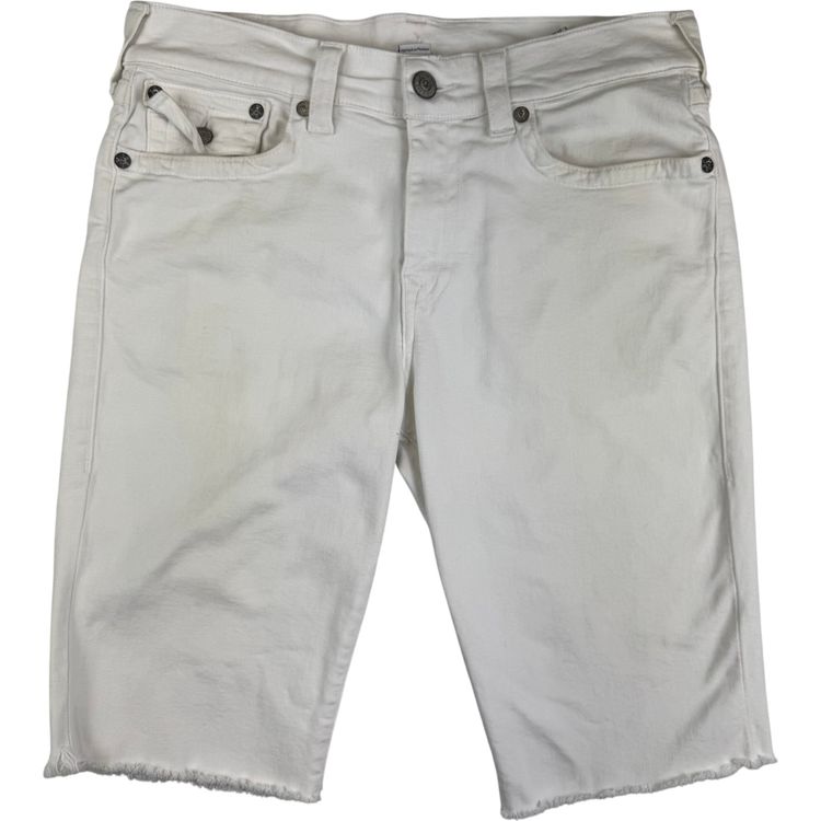 True Religion Denim Shorts White image 2