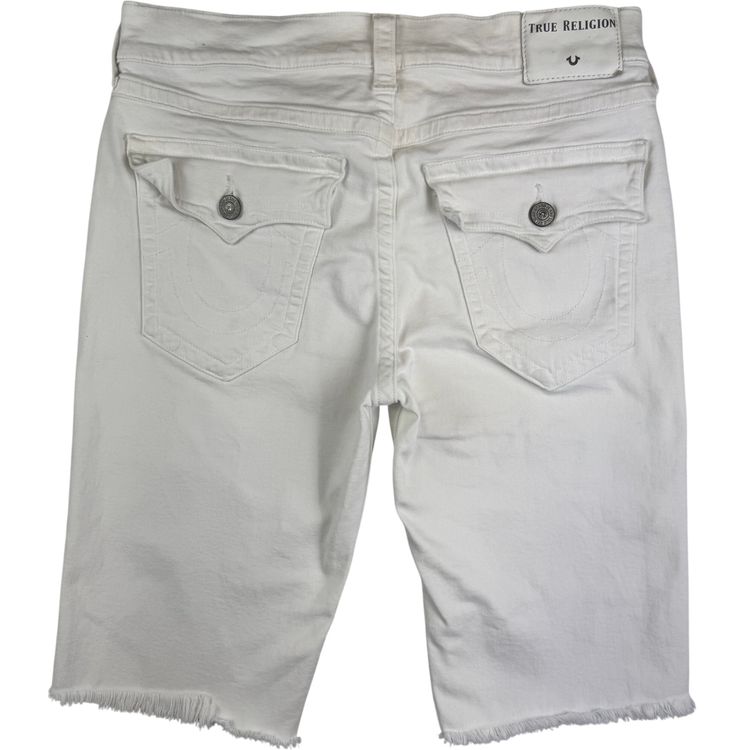 True Religion Denim Shorts White