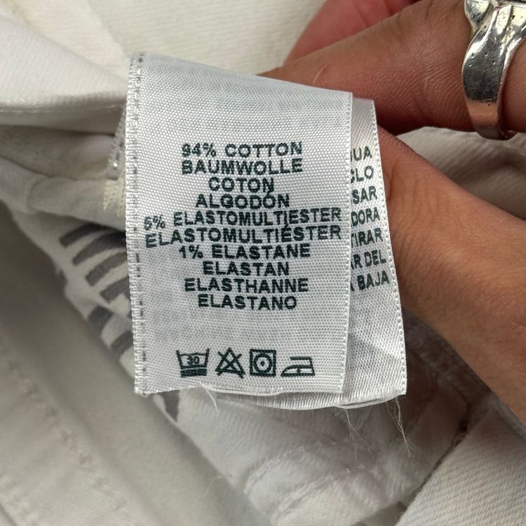 True Religion Denim Shorts White image 8
