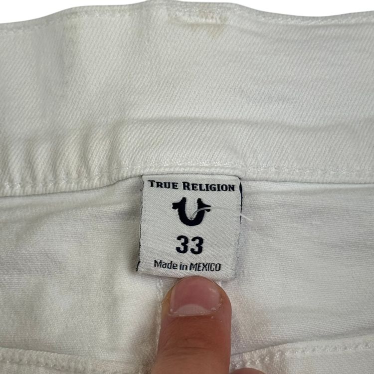 True Religion Denim Shorts White image 9
