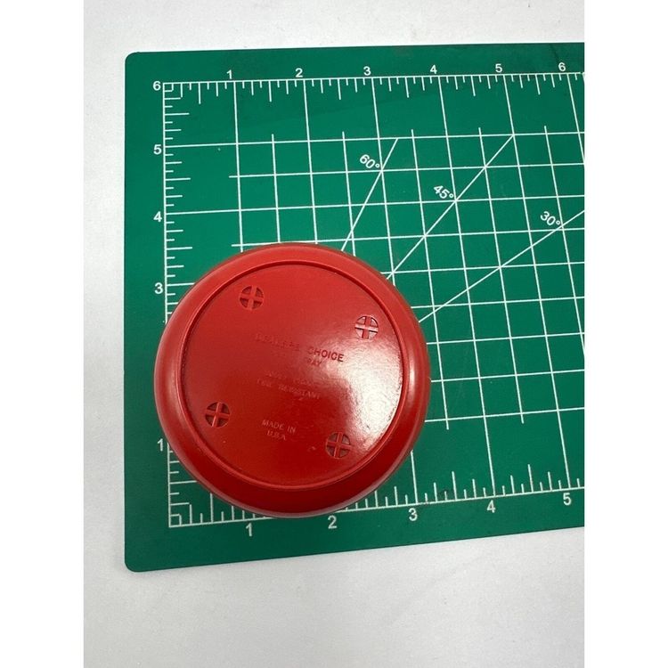 Red Plastic Ashtray 3