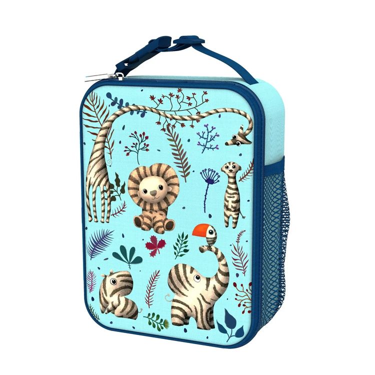 Other Kids Lunch Bag, Insulated, Zebra Fans, Medium product image