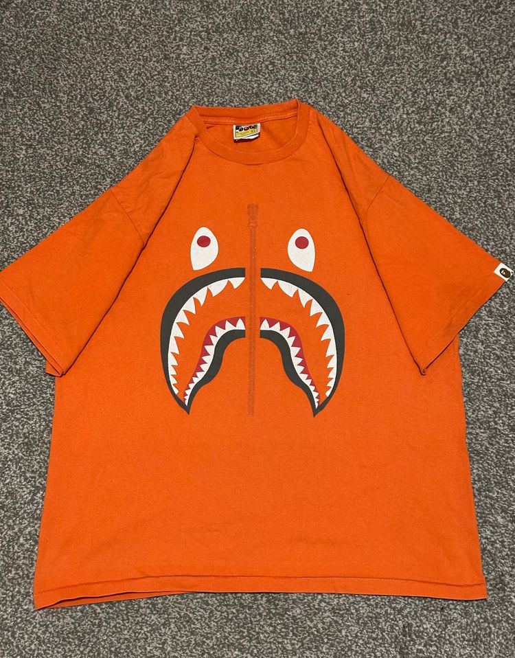 Bape Madshark Orange T-Shirt image 1