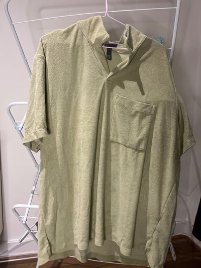 H&M Oversized Short Sleeve Shirt With Pocket