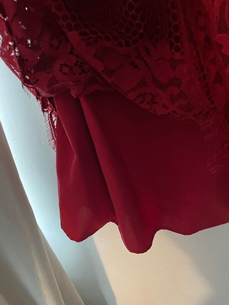 Next Red Lace Sleeveless Dress 4