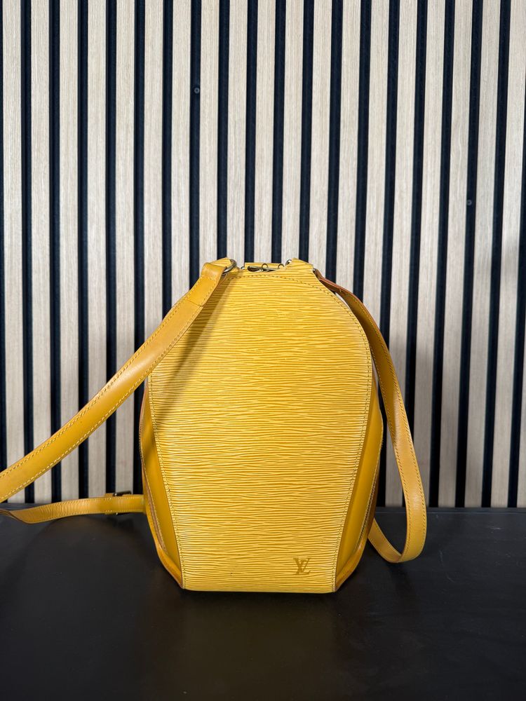 B77 Louis Vuitton Epi Mabillon Backpack Yellow