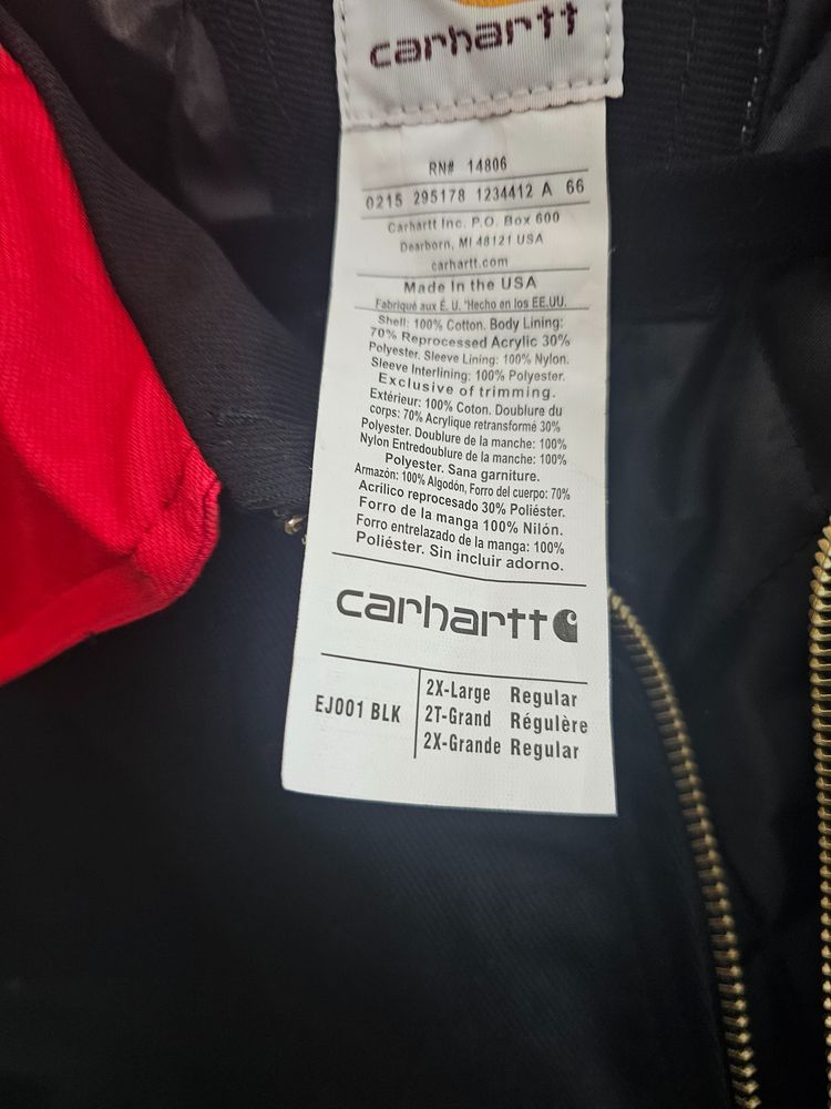 Carhartt Black And Red Jacket image 2