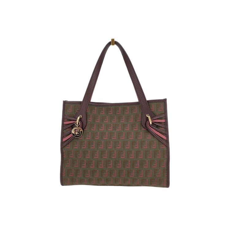 Immagine di Fendi Cloth Handbag Zucchino Tote 1