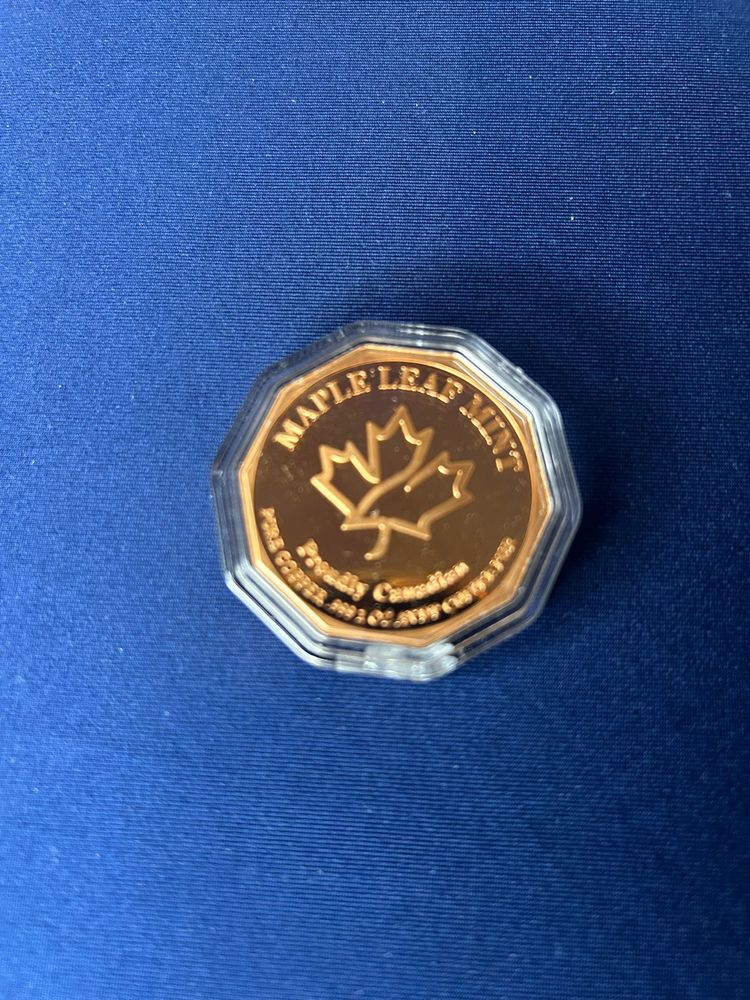 Maple Leaf Fine Coin 1 oz cooper coin 