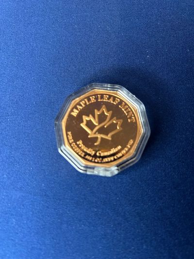 Maple Leaf Fine Coin 1 oz cooper coin