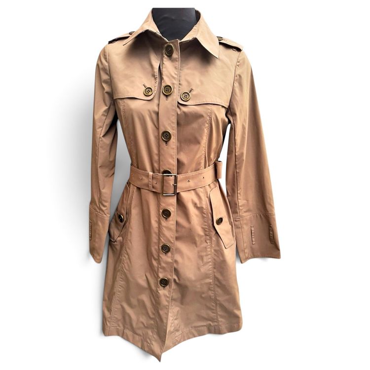 Burberry London Trench Coat Nova Check Lining Honey Beige image 1