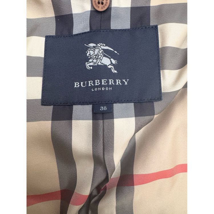 Burberry London Trench Coat Nova Check Lining Honey Beige image 2