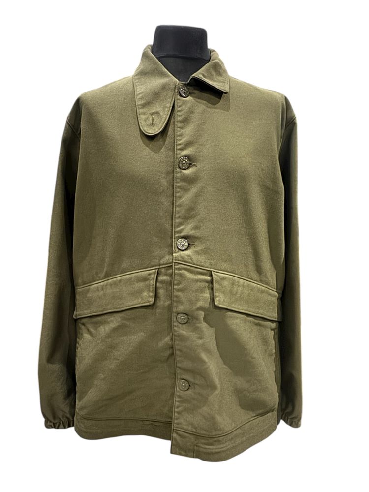 Stone Island Ghost  Khaki Cotton Nylon Moleskin Jacket BNWT